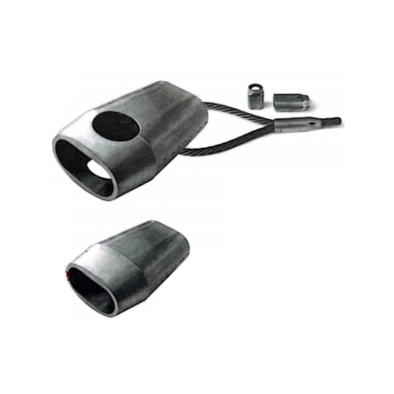 SAFETYLIFT Aluminiowa tuleja typu C, typ niemiecki, z otworem kontrolnym